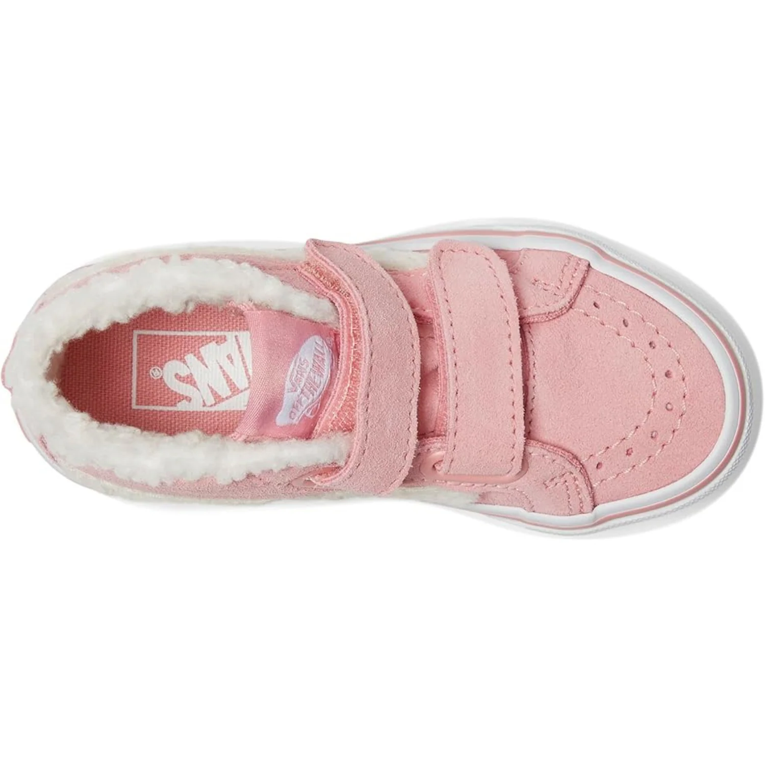 Vans Sk8-Mid Reissue V Sherpa Pop Pink Shoes - Girl's - Image 3