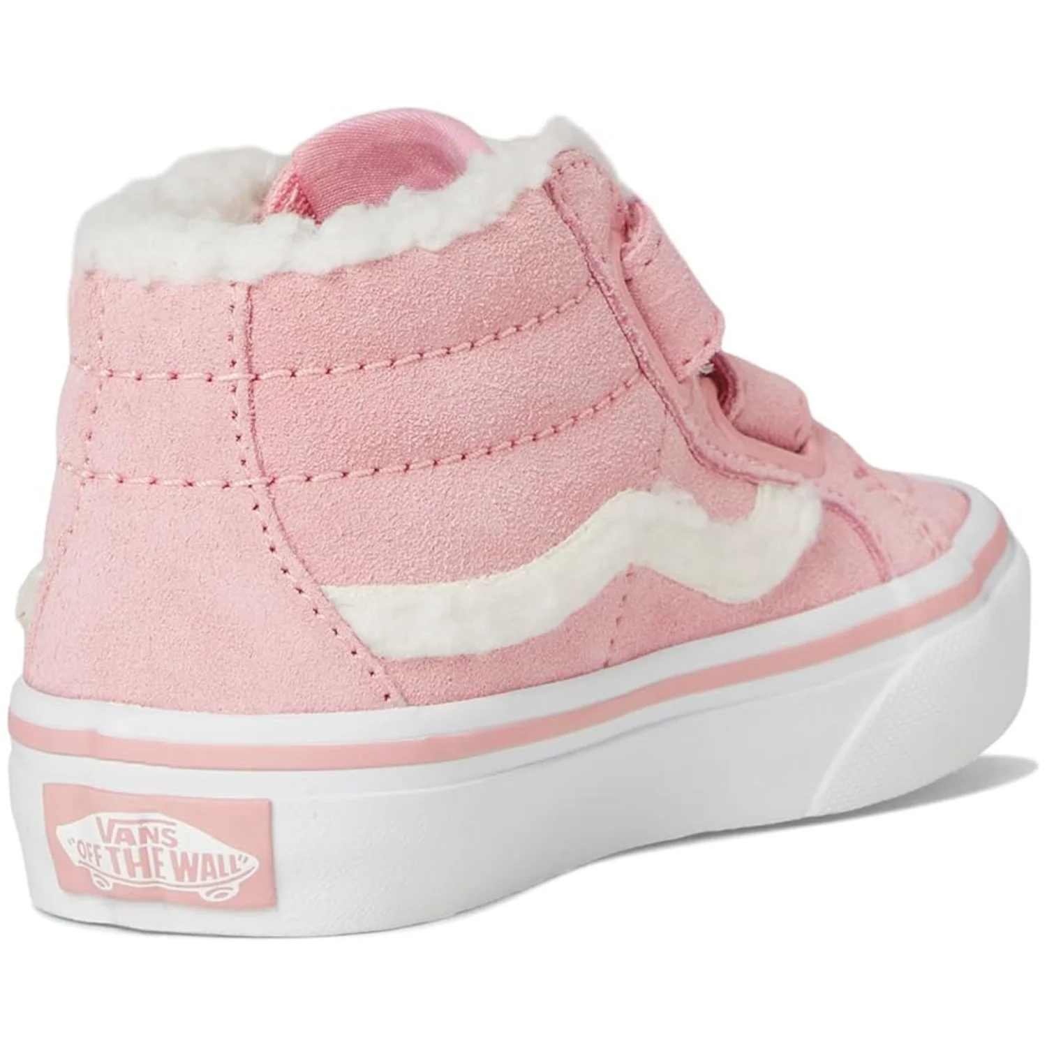 Vans Sk8-Mid Reissue V Sherpa Pop Pink Shoes - Girl's - Image 4