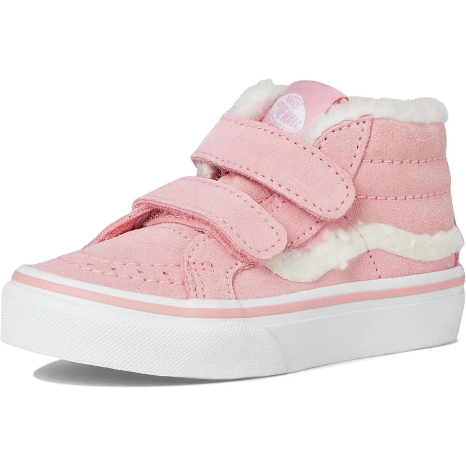 Vans Sk8-Mid Reissue V Sherpa Pop Pink Shoes - Girl's - Image 5