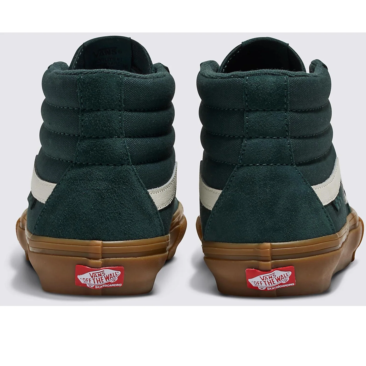 Vans Skate Sk8-Hi Dark Green/Gum Shoes - Image 4