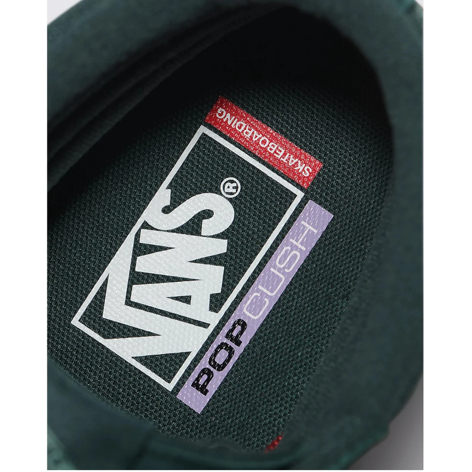 Vans Skate Sk8-Hi Dark Green/Gum Shoes - Image 6