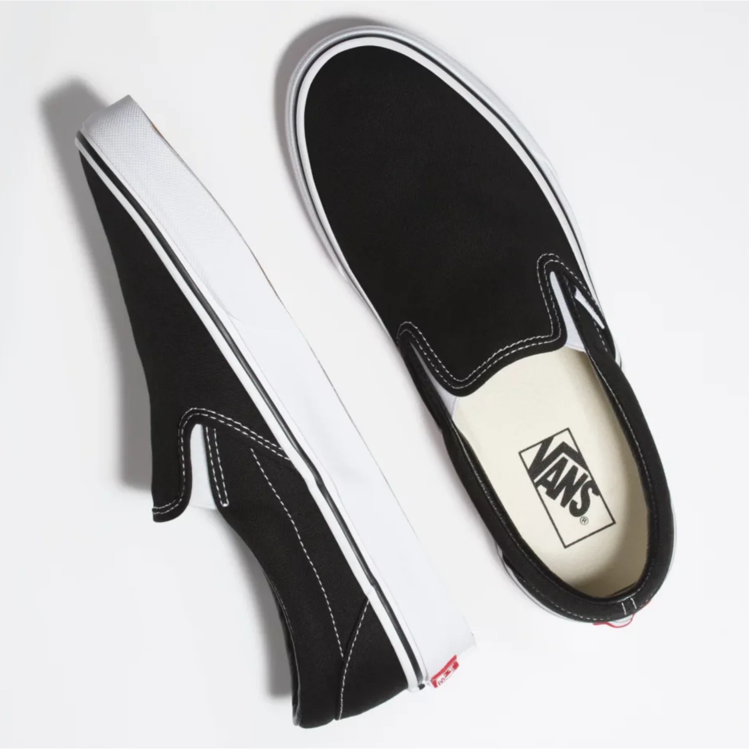 Vans Skate Slip-On Black/White - Image 3